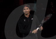 PEOPLE - US Open: Man in black - Roger Federer beim Training