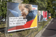 NEWS - Deutschland Bundestagswahlen 2017: Wahlplakate