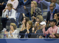 PEOPLE - US Open: Mirka Federer leidet  auf der Tribüne mit