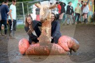 PEOPLE - Dorset: Bestival Music Festiva in Lulworth Estate