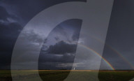 FEATURE -  Doppelter Regenbogen über Leuchtturm