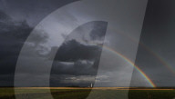 FEATURE -  Doppelter Regenbogen über Leuchtturm