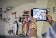 NEWS - London: Zwei neue Graffiti des Street-Art-Künstlers Banksy entdeckt