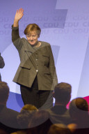 NEWS - Angela Merkel bei einer Wahlkampfveranstaltung in Hamburg