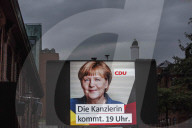 NEWS - Angela Merkel bei einer Wahlkampfveranstaltung in Hamburg