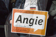 NEWS - Angela Merkel bei einer Wahlkampfveranstaltung in Hamburg