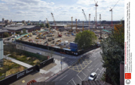 US EMBASSY London construction site, London, United Kingdom. Architect: Kieran Timberlake, 2014.