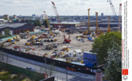 US EMBASSY London construction site, London, United Kingdom. Architect: Kieran Timberlake, 2014.