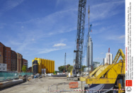 US EMBASSY London construction site, London, United Kingdom. Architect: Kieran Timberlake, 2014.