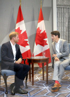 PEOPLE - Prince Harry trifft den kanadischen Premier Justin Trudeau zum Gespräch