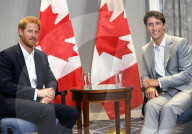 PEOPLE - Prince Harry trifft den kanadischen Premier Justin Trudeau zum Gespräch