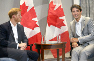 PEOPLE - Prince Harry trifft den kanadischen Premier Justin Trudeau zum Gespräch