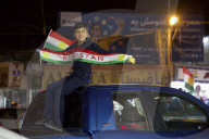 NEWS - Irak: Kurden feiern nach Annahme des Unabhängikeits-Referundums