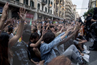NEWS - Barcelona: Schweigemarsch nach der Abstimmung zur Unabhängikeit
