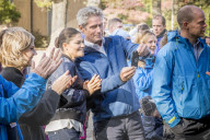 PEOPLE - Stockholm: Victoria und Daniel bei den 'Outdoor Associations' im Wald  
