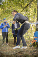 PEOPLE - Stockholm: Victoria und Daniel bei den 'Outdoor Associations' im Wald  