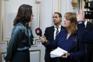 Nobel Prize in Literature winner announced, Börshuset, Stockholm, Sweden, 2017-10-05