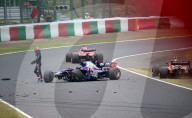 NEWS -  Formel 1 GP von Japan: Unfall von Carlos Sainz Jr.
