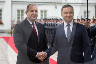 NEWS - Warschau: Der Bulgarische Präsident Rumen Radev ist zu Besuch bei Andrzej Duda