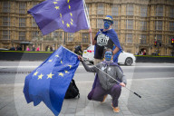 NEWS - Anti-Brexit Protest vor der Westminster Abbey