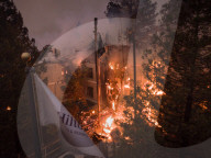 NEWS - USA: Waldbrände in Kalifornien - Santa Rosa Hilton Hotel