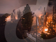 NEWS - USA: Waldbrände in Kalifornien - Santa Rosa Hilton Hotel