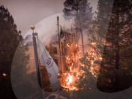 NEWS - USA: Waldbrände in Kalifornien - Santa Rosa Hilton Hotel