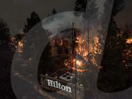 NEWS - USA: Waldbrände in Kalifornien - Santa Rosa Hilton Hotel