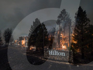 NEWS - USA: Waldbrände in Kalifornien - Santa Rosa Hilton Hotel