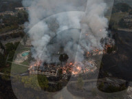 NEWS - USA: Waldbrände in Kalifornien - Santa Rosa Hilton Hotel