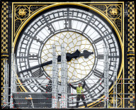 NEWS - London: Das berühmte Urwerk von Big Ben verschwindet hinter dem Baugerüst