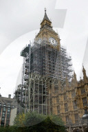 NEWS - London: Das berühmte Urwerk von Big Ben verschwindet hinter dem Baugerüst
