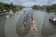 FEATURE - Indien: Schlangenboot Rennen in Kerala
