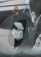 EXKLUSIV - Khloe, Kourtney und Kim Kardashian fliegen nach San Francisco 