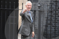 NEWS - London: Bill Clinton zu Besuch an der 10 Downing Street 