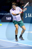PEOPLE - Tennis Swiss Indoors: Roger Federer steht im Viertelfinal