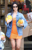 PEOPLE - Kourtney Kardashian besucht mit dem Nachwuchs den Pumpkin Patch in Underwood