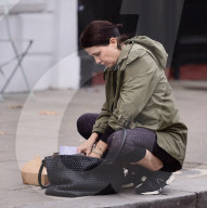 EXKLUSIV - Sadie Frost ohne Make-up in London unterwegs