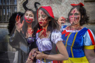 FEATURE - Zombie Walk in Rio de Janeiro