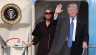 NEWS - Donald und Melania Trump treffen in Südkorea ein