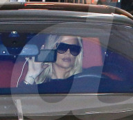 EXKLUSIV - Die Kardashians nach ihrem Weihnachtskarten Shooting in Hollywood unterwegs