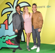 PEOPLE - Robbie Williams spielt 'Tennis' gegen Novak Djokovic an der Lacoste Party in LA