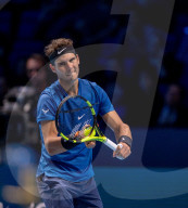 PEOPLE - Tennis ATP Finals: Rafael Nadal gibt nach dem Match gegen David Goffin auf
