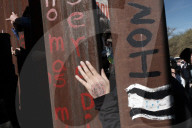 NEWS - Mexico: Protest gegen Trump's Mauer an der Grenze zur USA