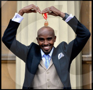 PEOPLE - Mo Farah ist nun ein britischer Ritter
