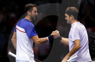 PEOPLE - Tennis ATP Finals in London: Roger Federer bezwingt Marin Cilic