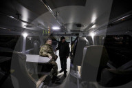 NEWS - Ukraine: Präsident Poroschenko nimmt an einer Probefahrt der Küstenwache teil