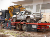 NEWS - Griechenland: Aufräumarbeiten nach den Überschwemmungen in Mandra