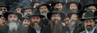 NEWS - Brooklyn: Gruppenfoto mit Orthodoxen Rabbiner