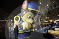 FEATURE - Vorbereitungen für Macy's  grosse Thanksgiving-Parade in NYC